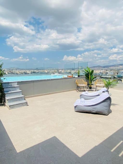 New 2Bd Aprt With Shared Rooftop Pool D3 Athens Exterior photo